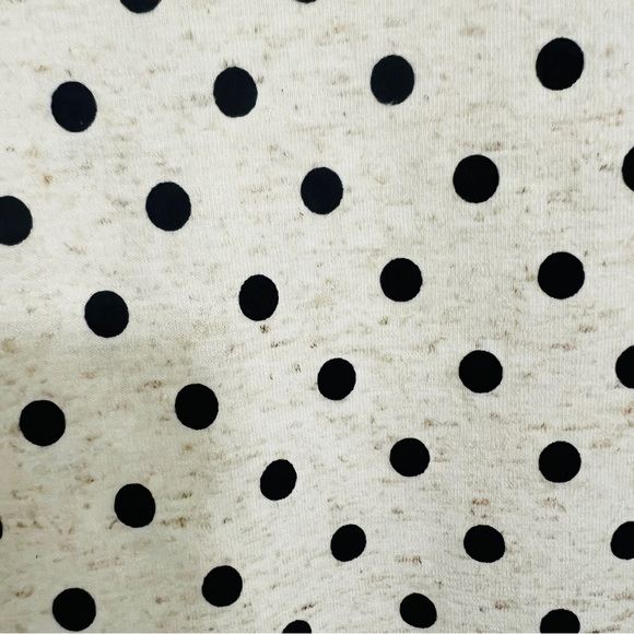 NWT | 89th+Madison Top • L • Light Heather beige w navy polka dots - Picture 12 of 12